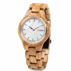 Aarni Vega Oliviipuu Miesten Kello 6430066270392