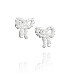 Efva Attling Mini Pearls Hopeakorvakorut 12-100-01602/0000