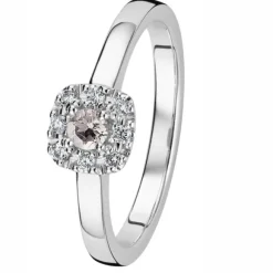 Kohinoor Valerie Cush Timanttisormus Valkokulta 033-263V-08MO