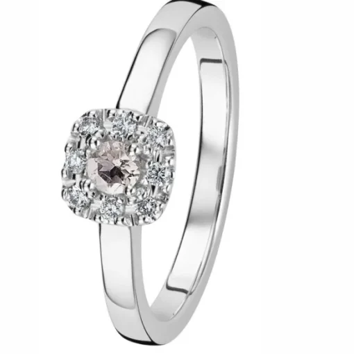 Kohinoor Valerie Cush Timanttisormus Valkokulta 033-263V-08MO