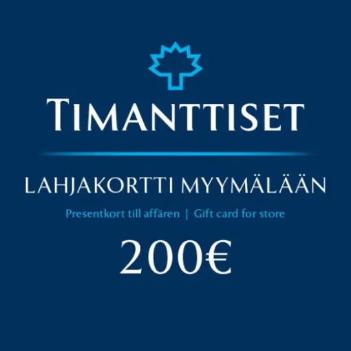 Lahjakortti Myymälään 200 €