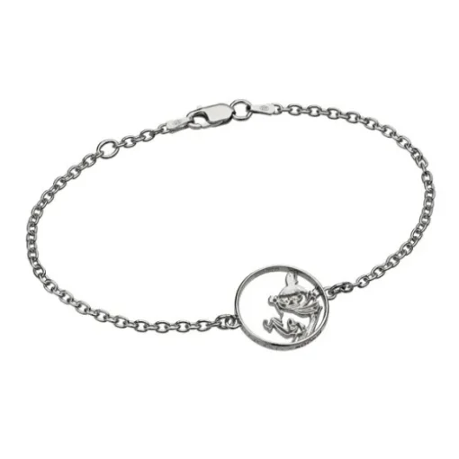 Lumoava Moomin Hopearanneketju/koru MO531500000