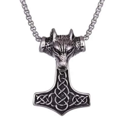 Northern Viking Fenrir Wolfhead Thorin Vasara Teräskaulakoru NVJRS052