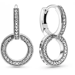 Pandora Signature Hopeakorvakorut 299052C01