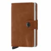 Secrid Miniwallet V Muu Esine MV-COGNAC-SILVER