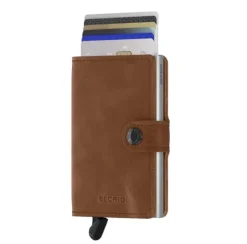 Secrid Miniwallet V Muu Esine MV-COGNAC-SILVER