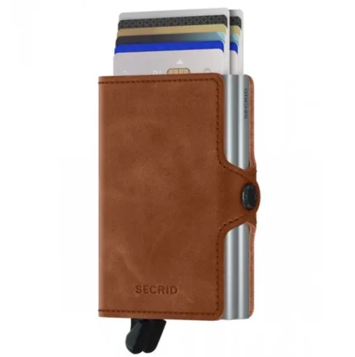 Secrid Twinwallet V Muu Esine TV-COGNAC-SILVER
